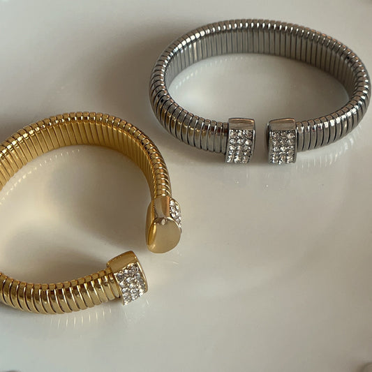 Light Luxury Minority Wide Elastic Vertical Stripes