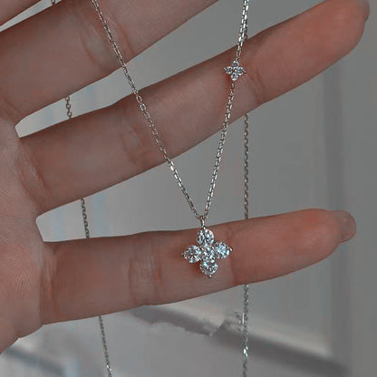 Fashion Temperament Clover Clavicle Chain Female
